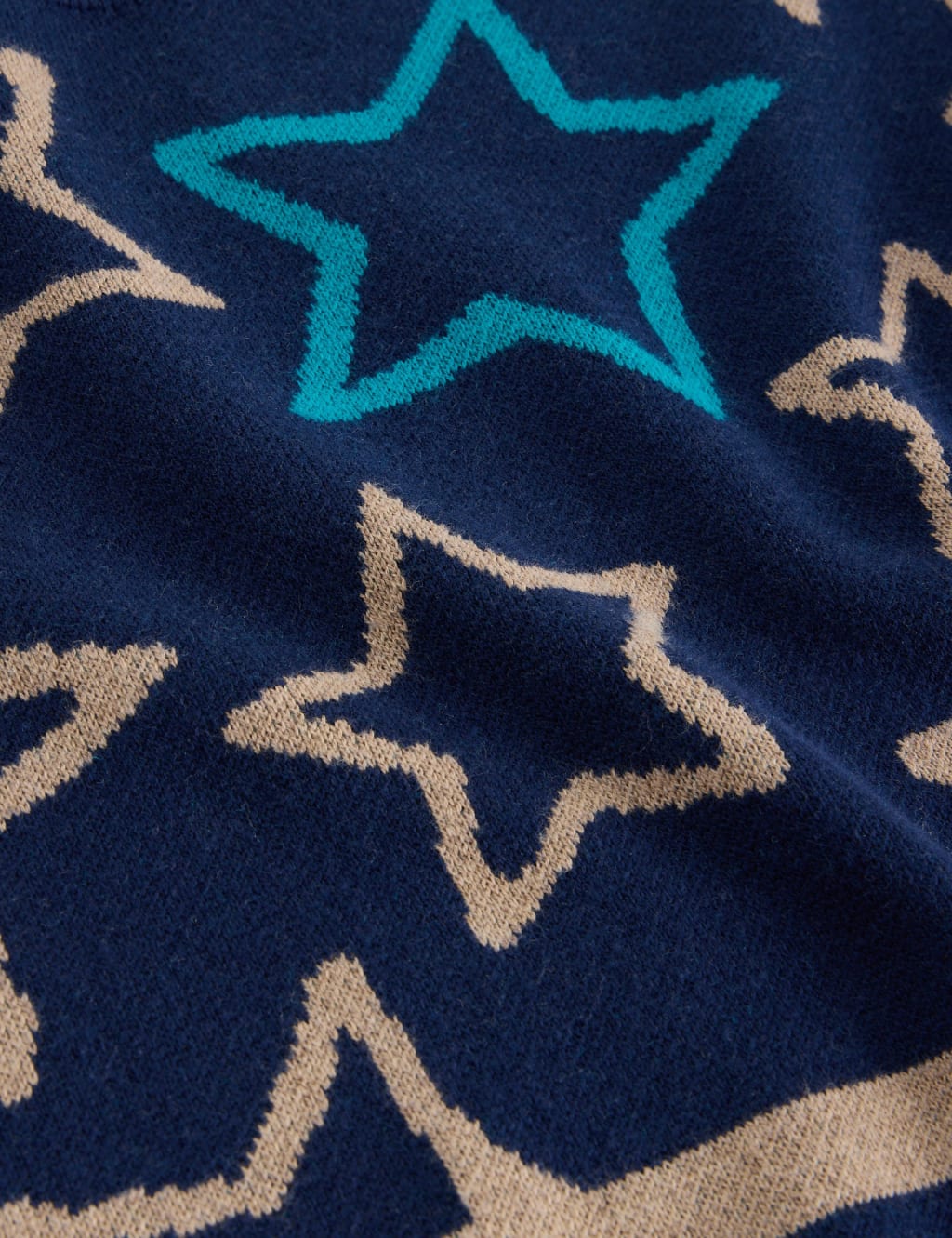 春新作の Cotton M&S | Stuff White | Jumper Stripes and Stars Rich トップス
