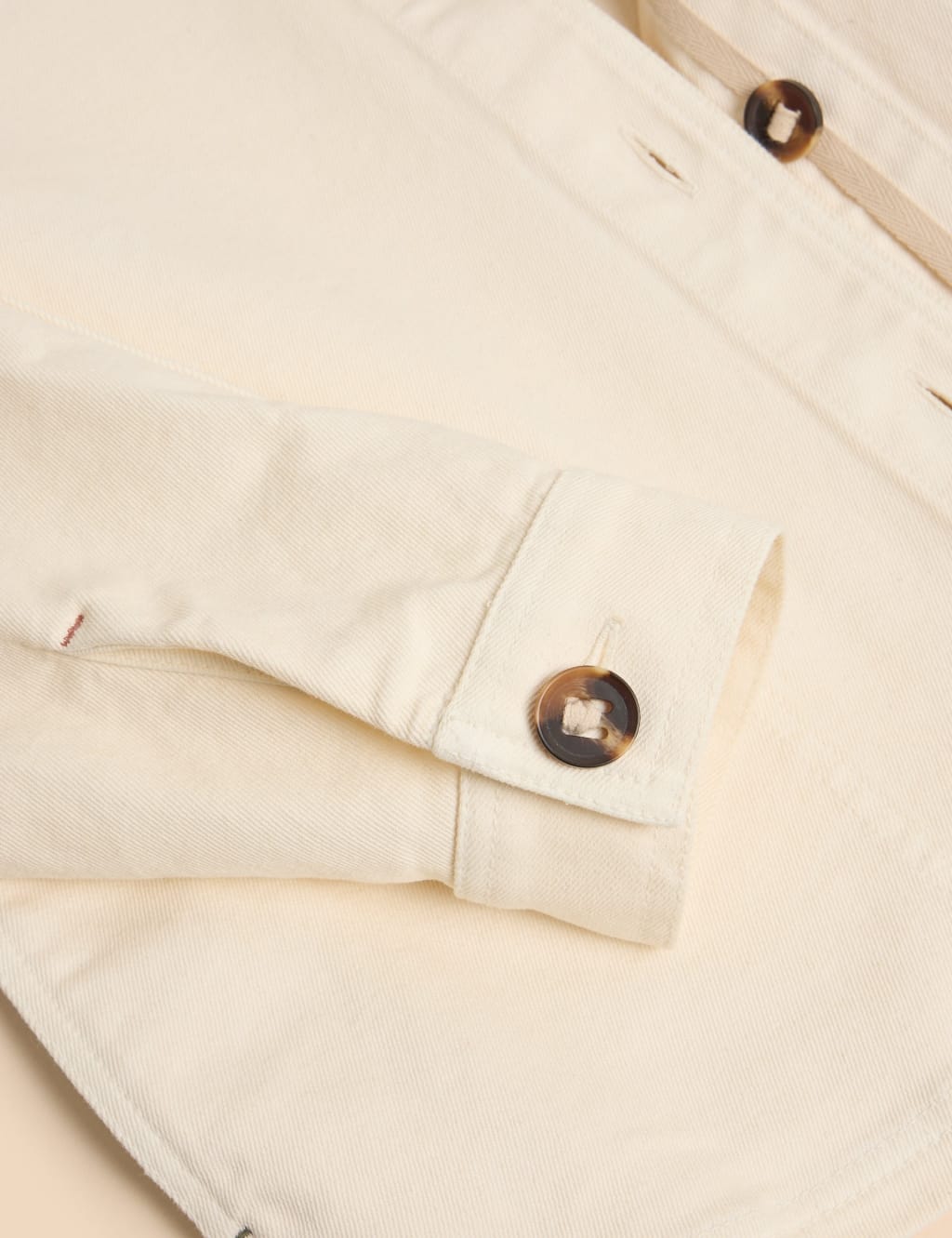 Denim Collared Relaxed Jacket 6 of 6