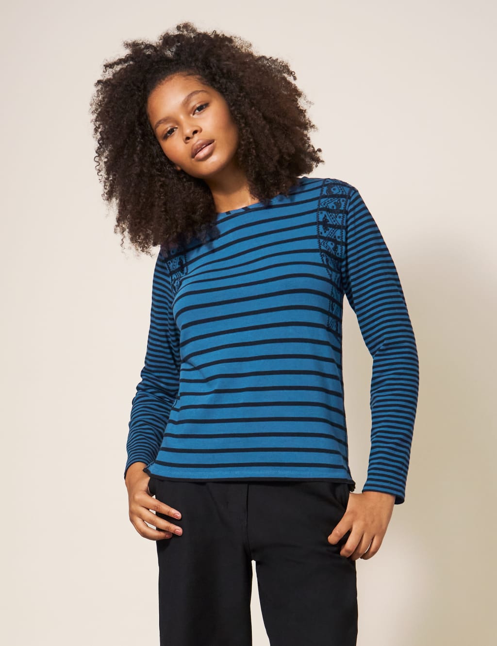 Pure Cotton Embroidered Top 1 of 5