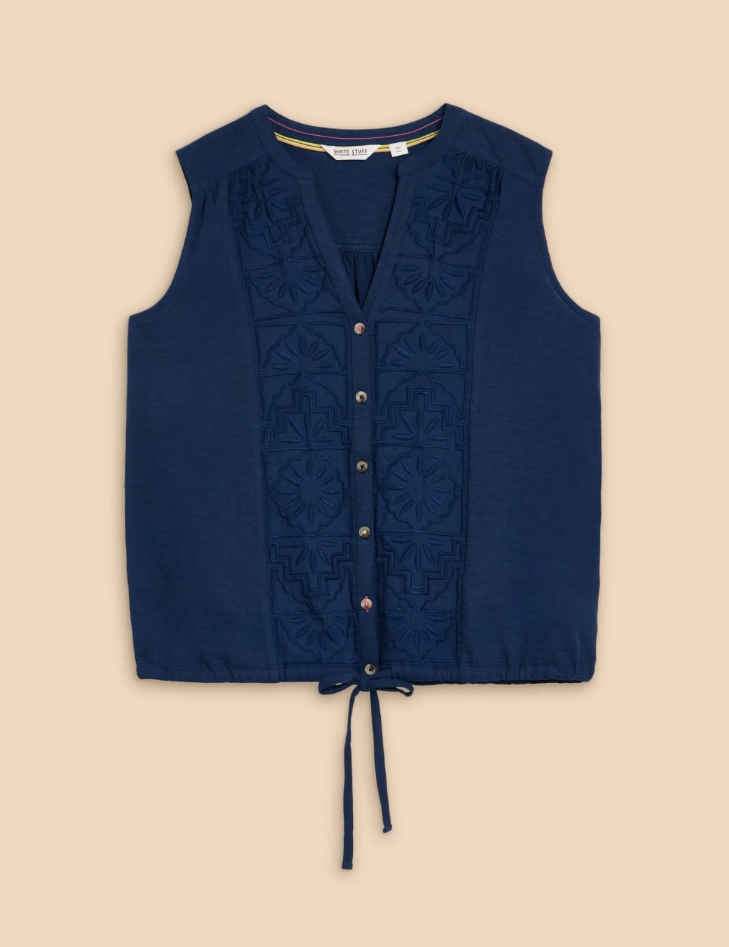 Jersey Embroidedred Collared Shirt 2 of 6