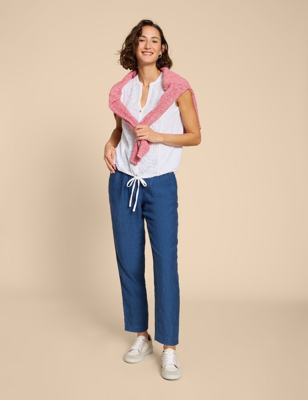 Jersey Embroidedred Collared Shirt 3 of 5