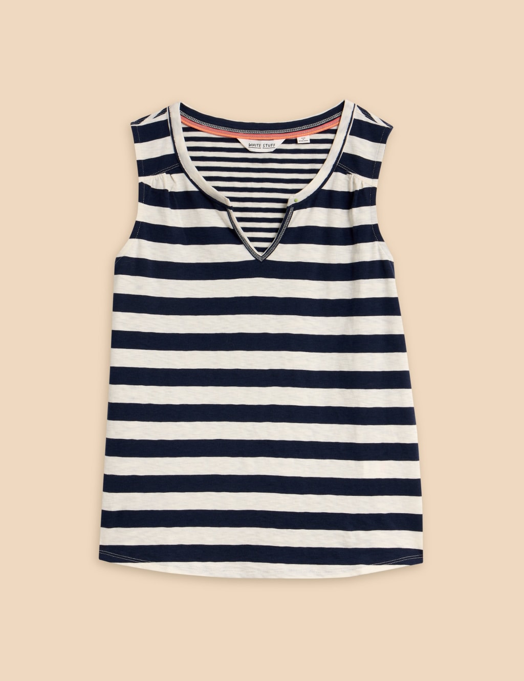Pure Cotton Striped Vest 2 of 5