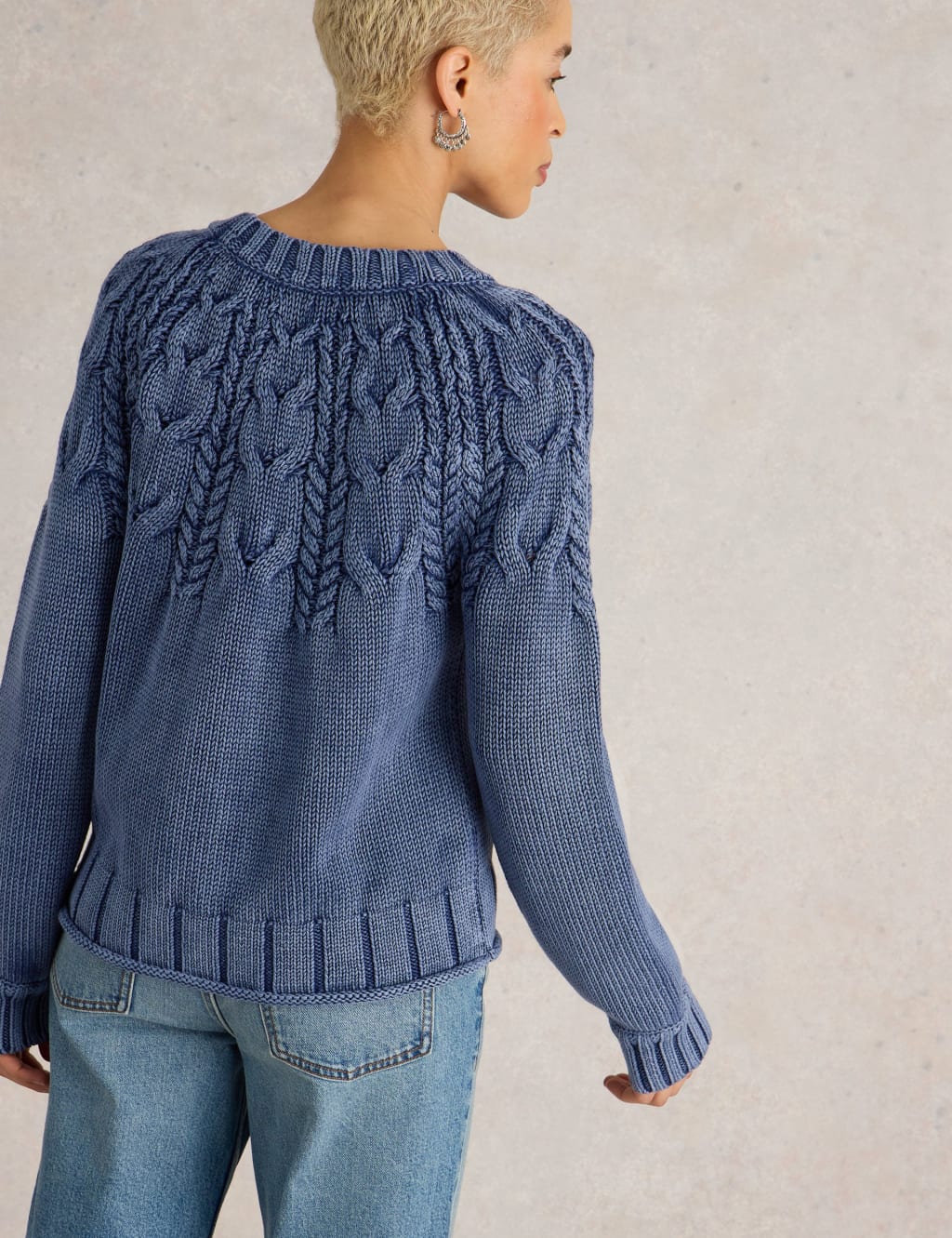 M&s cotton jumpers ladies hot sale