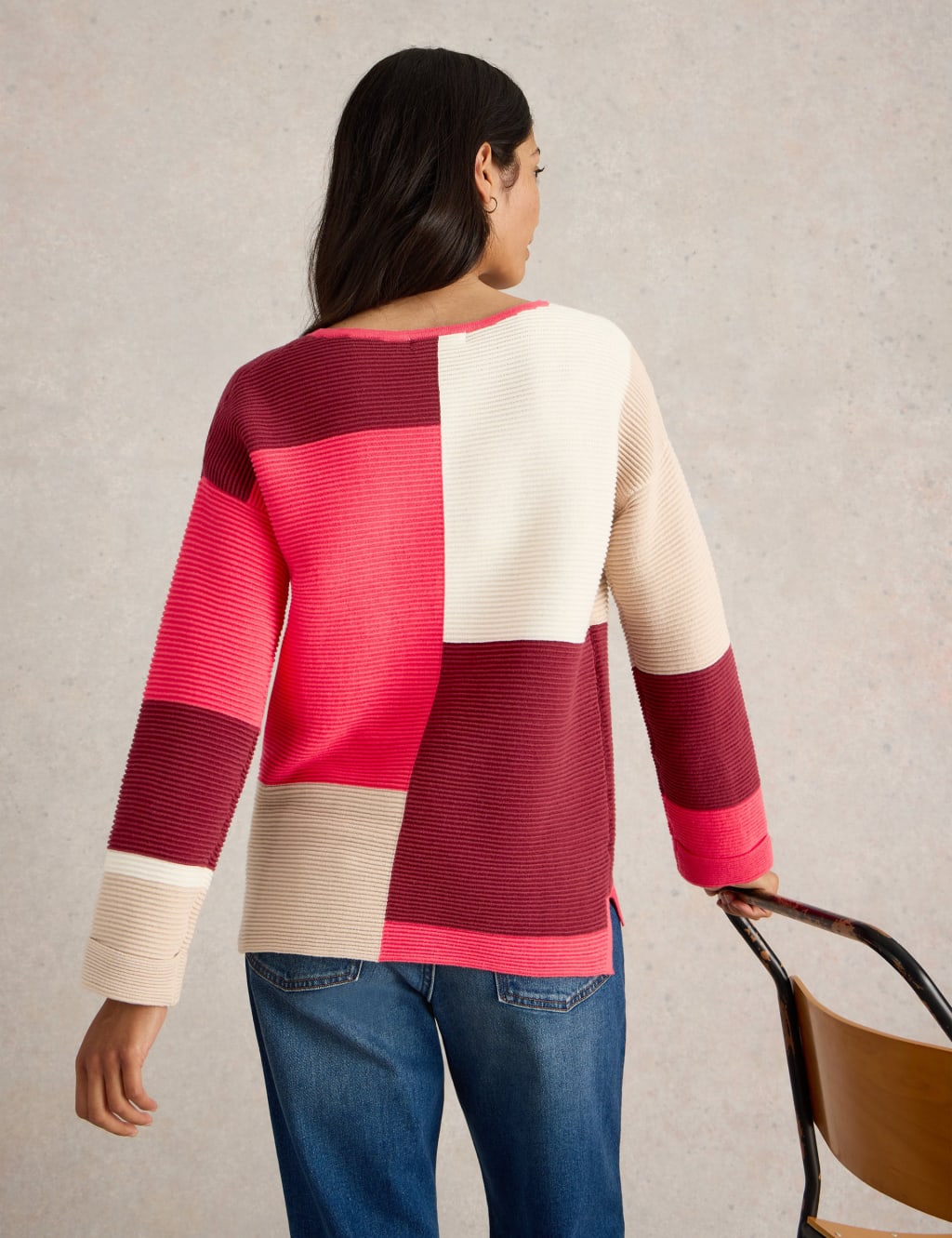 Marks and spencer colour block jumper top