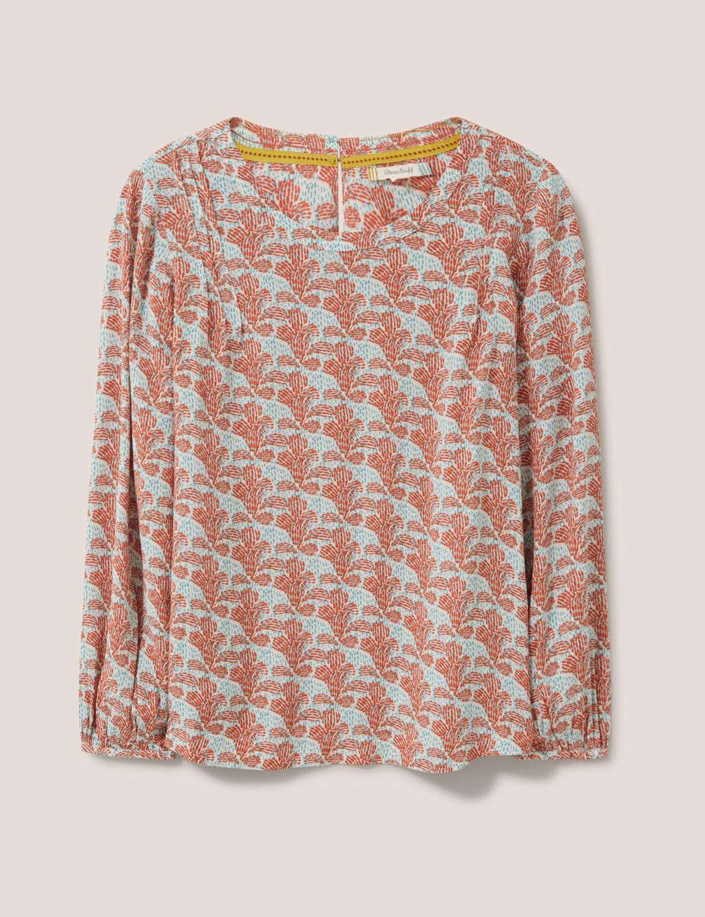 Printed Round Neck Top 2 of 5