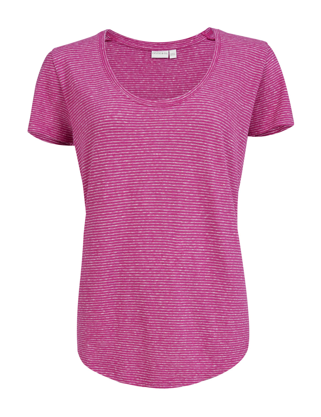 Linen Blend Striped T-Shirt 2 of 4