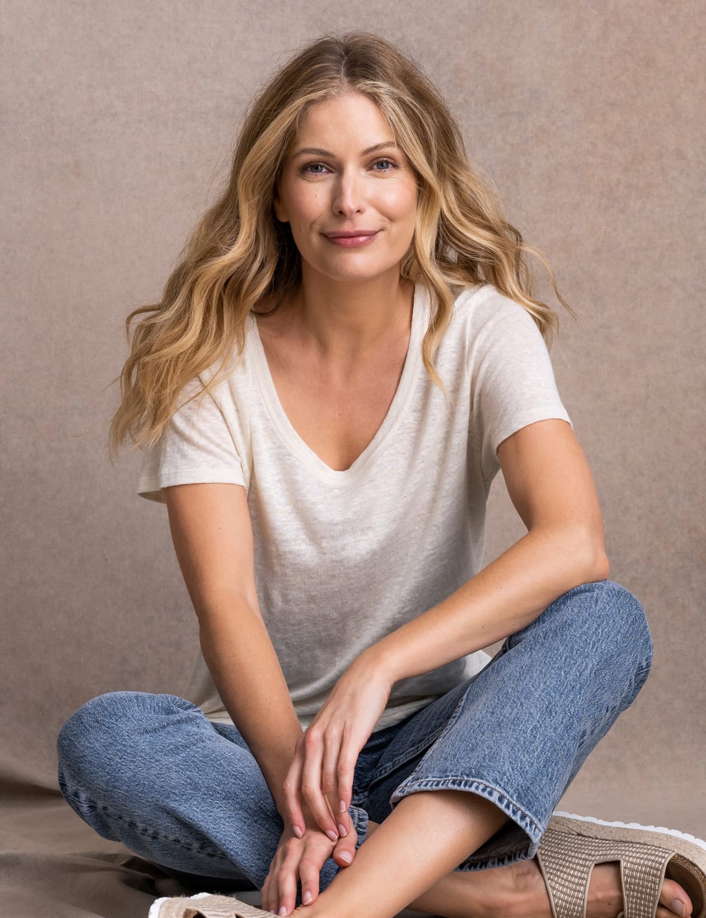 Linen Blend T-Shirt 1 of 4