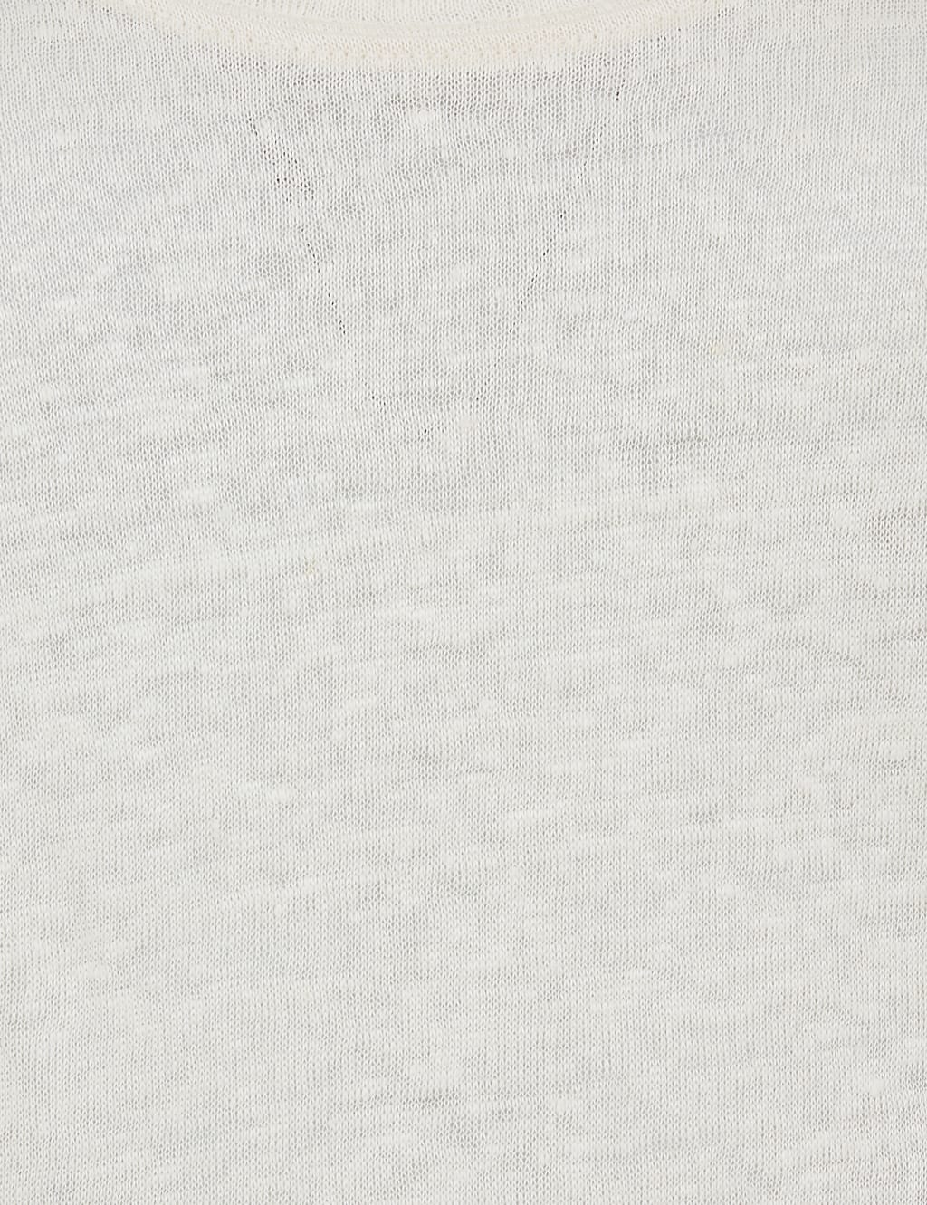 Linen Blend T-Shirt 3 of 4