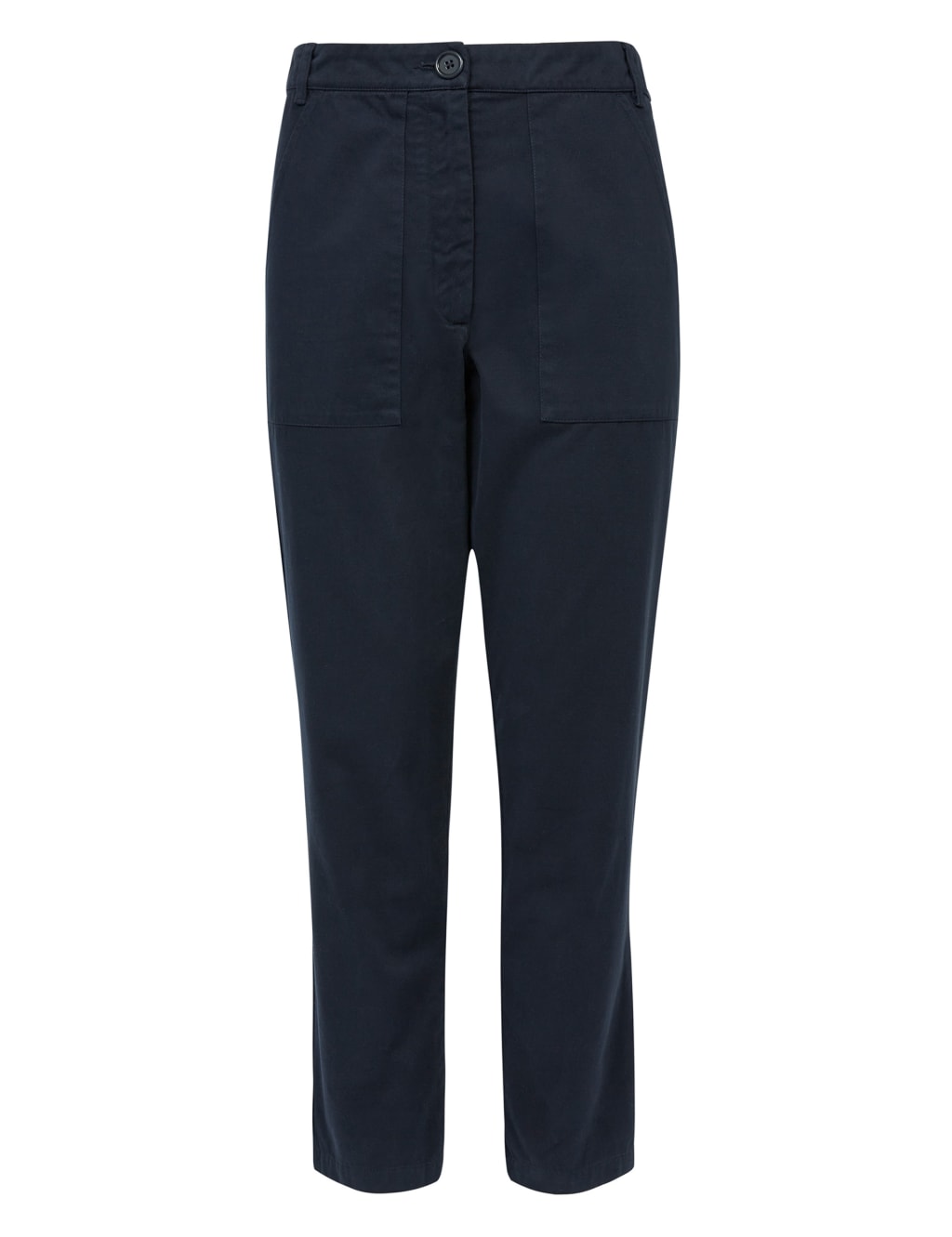 Slim fit cropped trousers sales