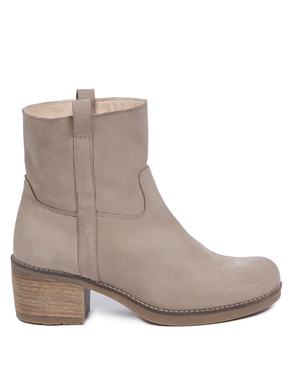 Suede Block Heel Ankle Boots 3 of 6