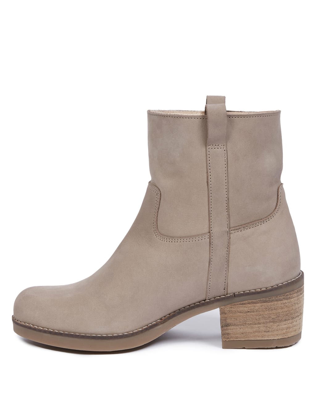 Suede Block Heel Ankle Boots 5 of 6