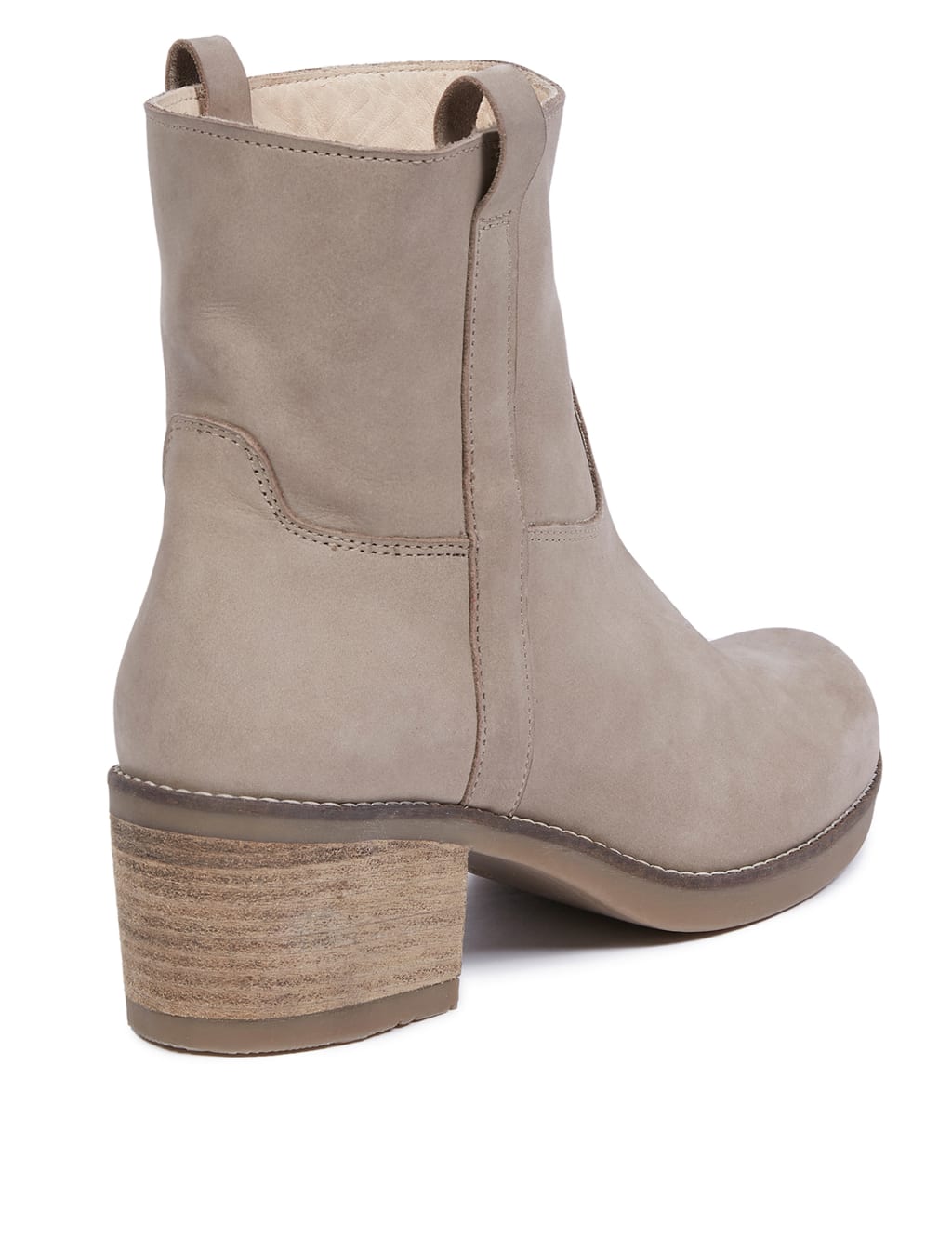 Suede Block Heel Ankle Boots 6 of 6