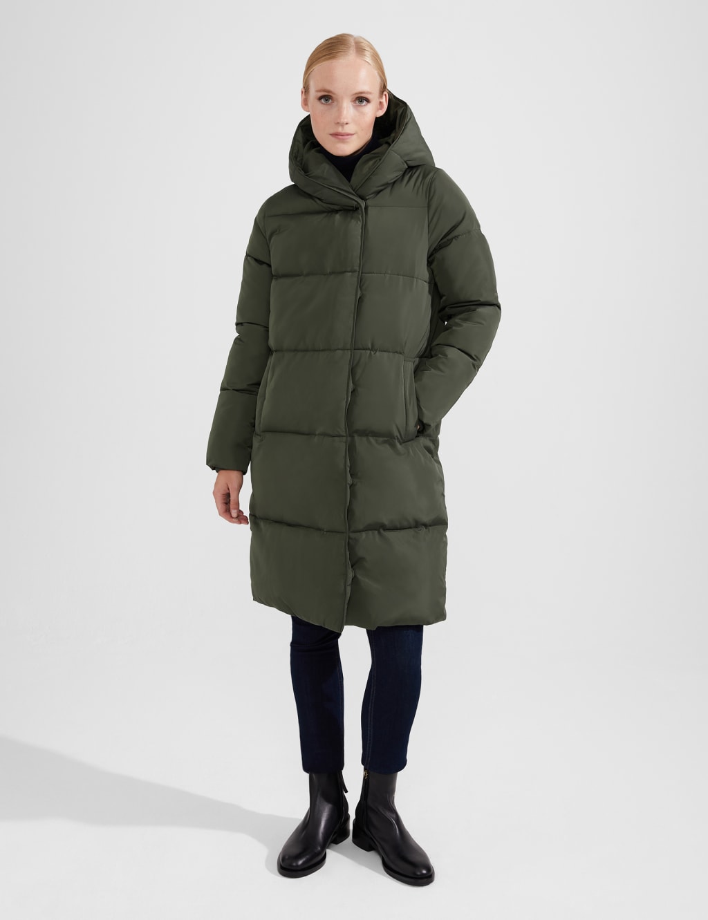 Hooded Puffer Coat 1 of 7