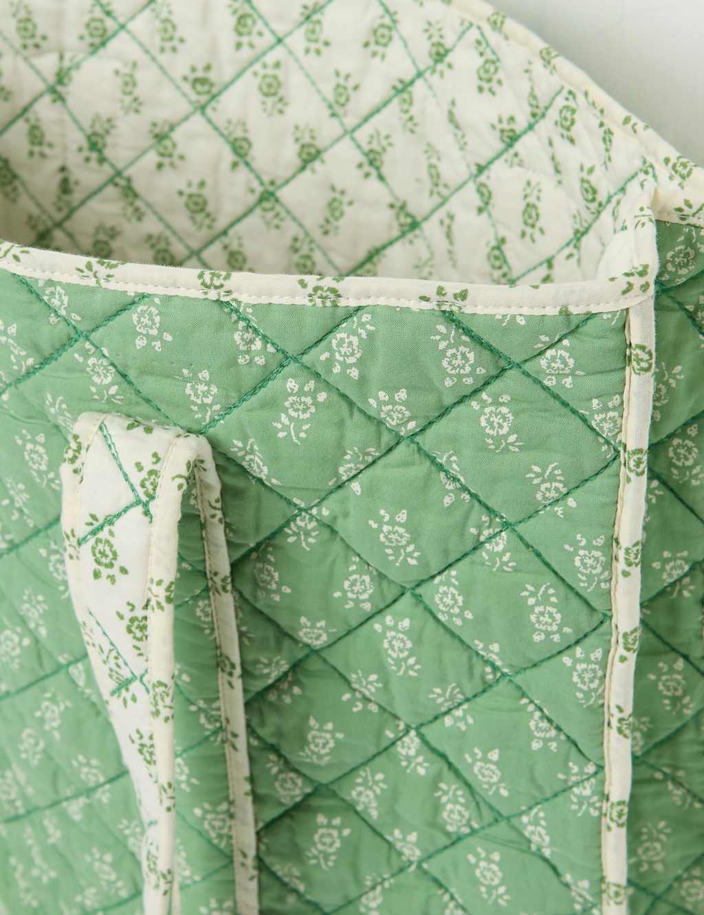 Pure Cotton Quilted Shopper 2 of 2