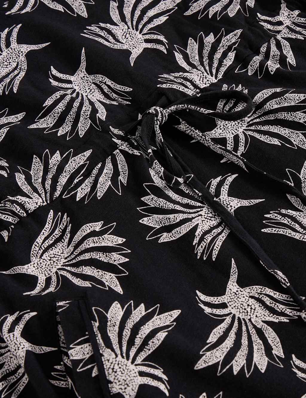 Pure Cotton Jersey Printed V-Neck Beach Dress 6 of 6