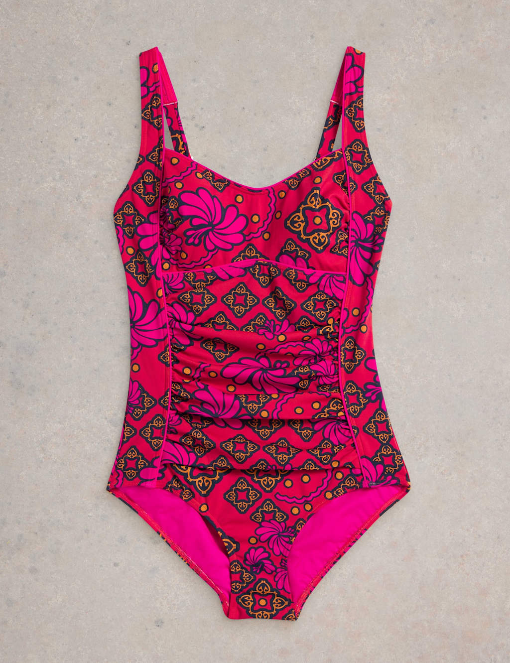 Printed Padded Ruched Swimsuit 2 of 5
