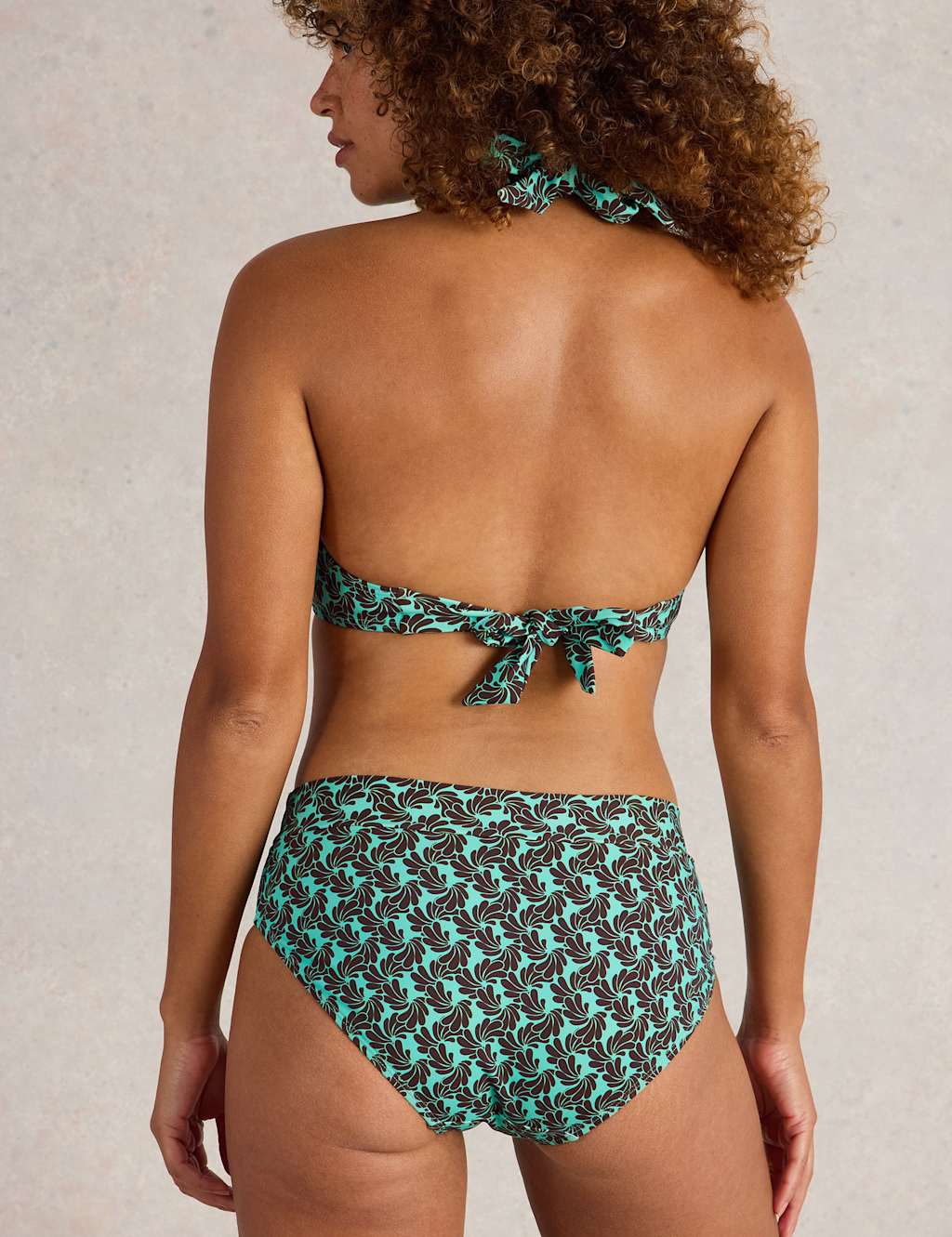 Printed Padded Bandeau Bikini Top 4 of 5