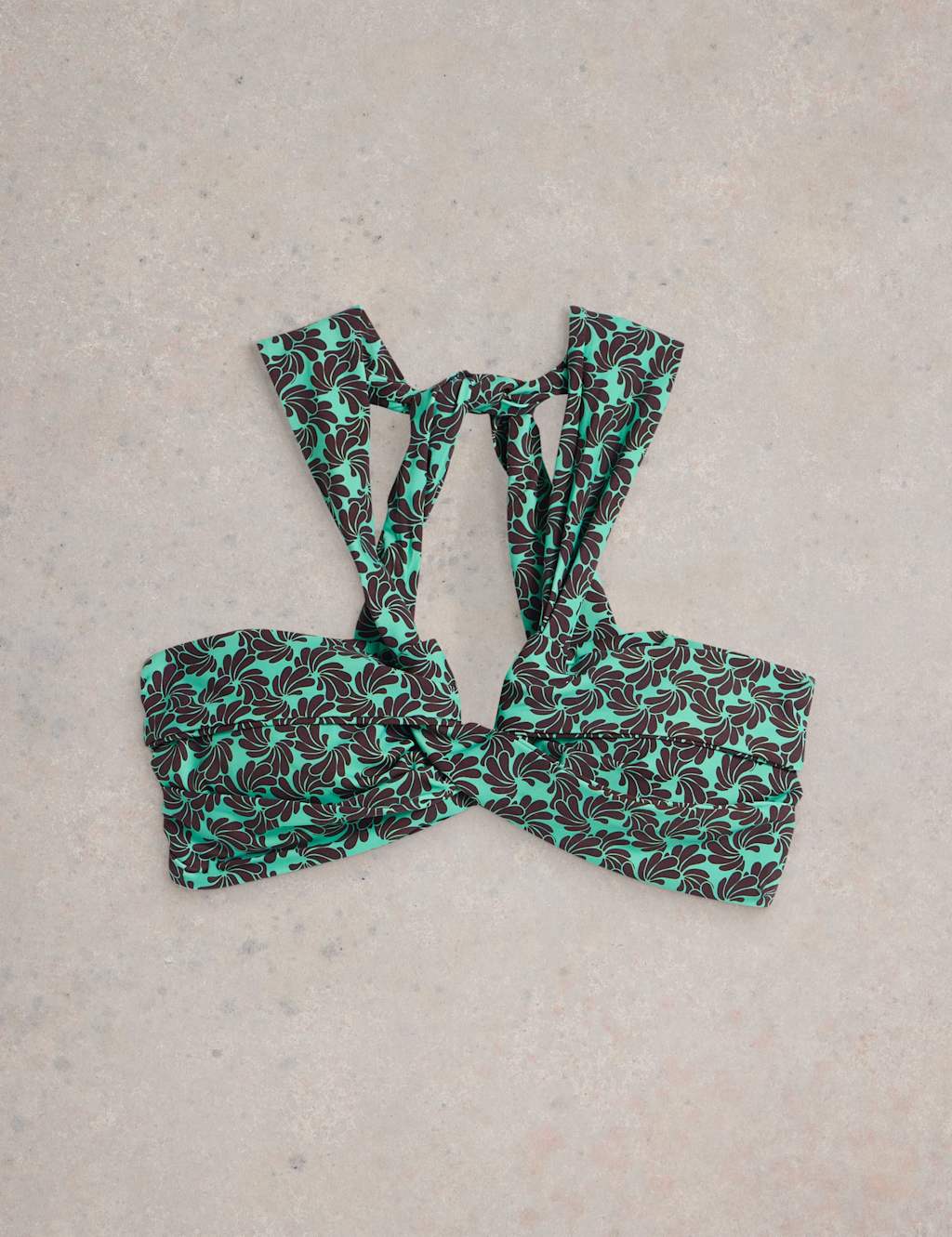 Printed Padded Bandeau Bikini Top 2 of 5