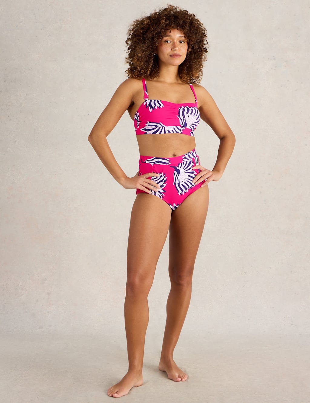 Printed Bandeau Bikini Top 3 of 6