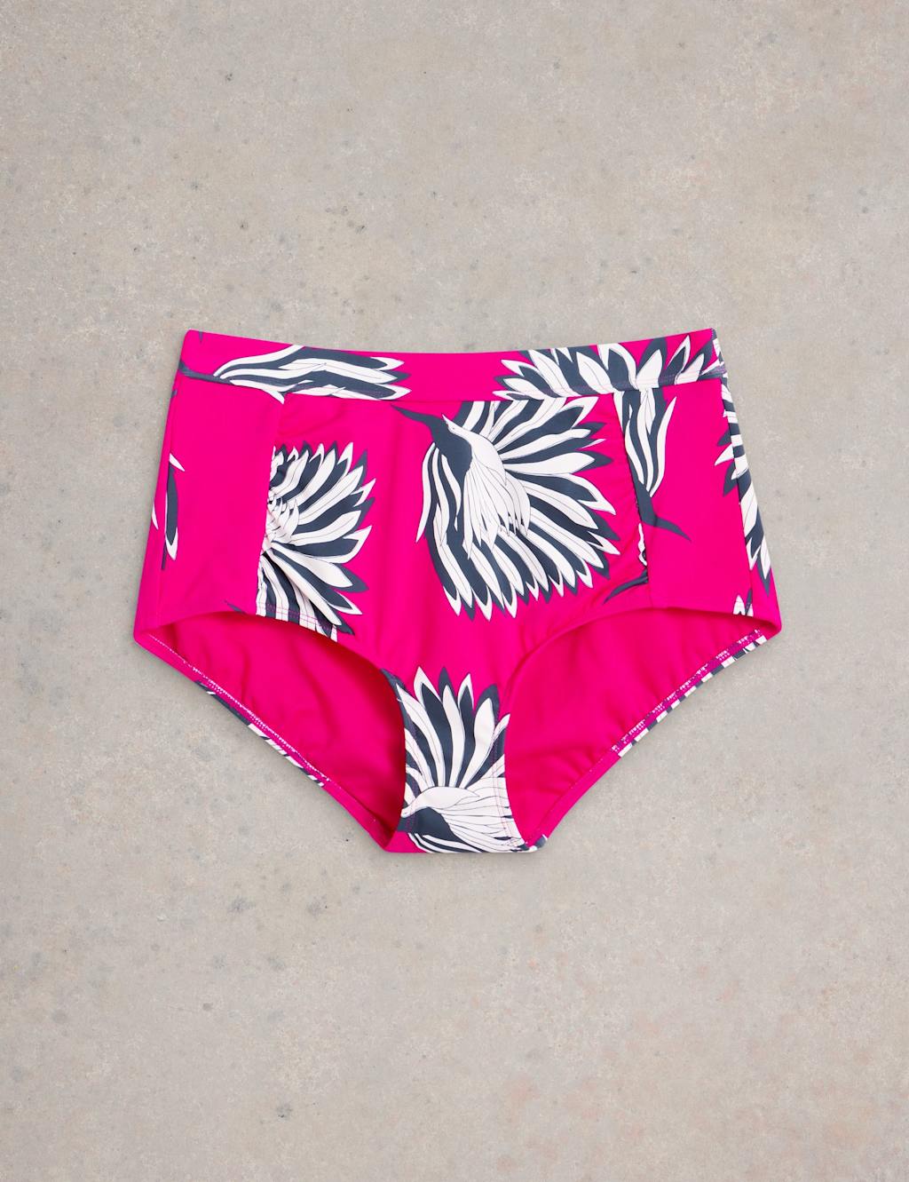 Floral High Waisted Bikini Bottoms 2 of 6