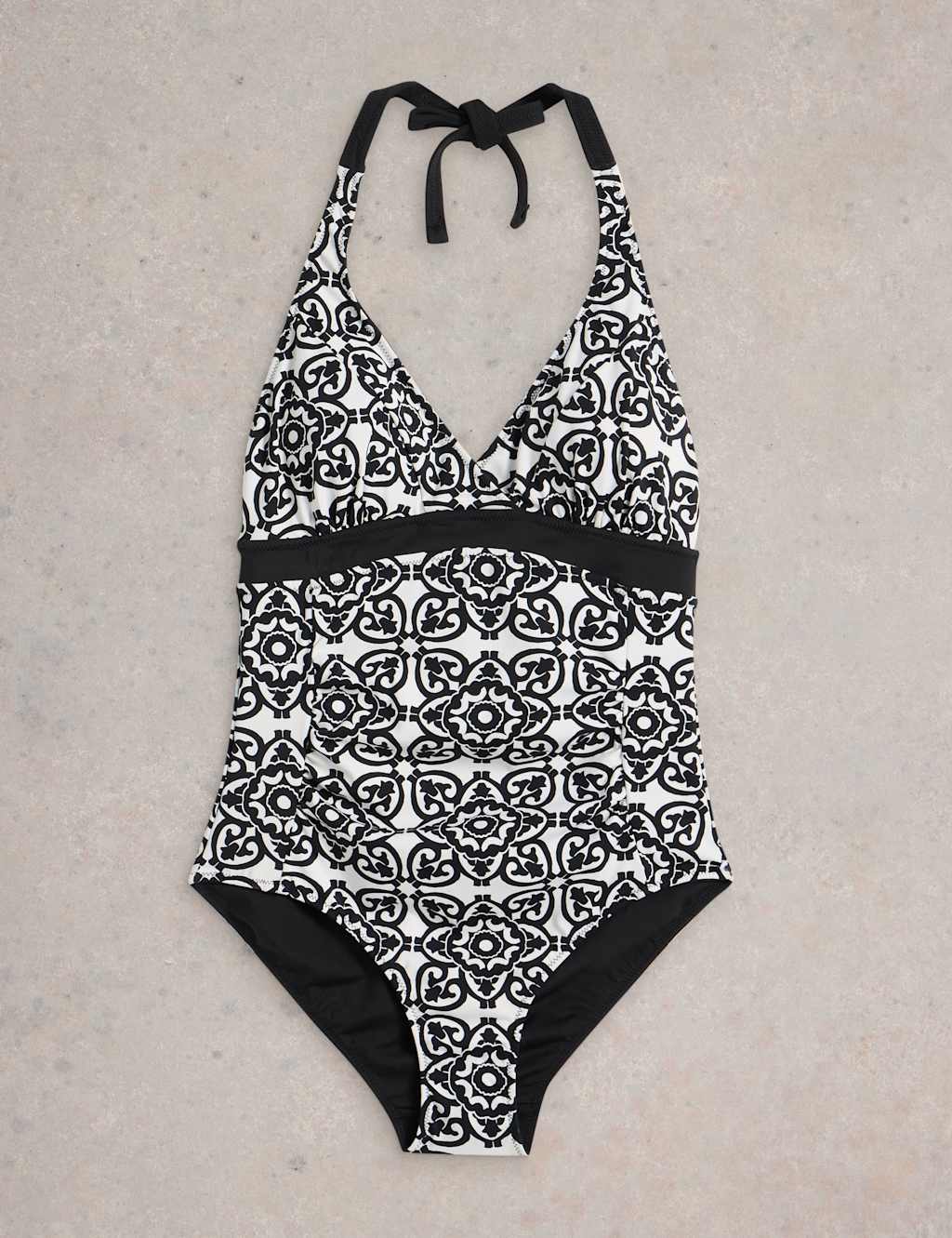 Reversible Printed Wrap Halterneck Swimsuit 2 of 7