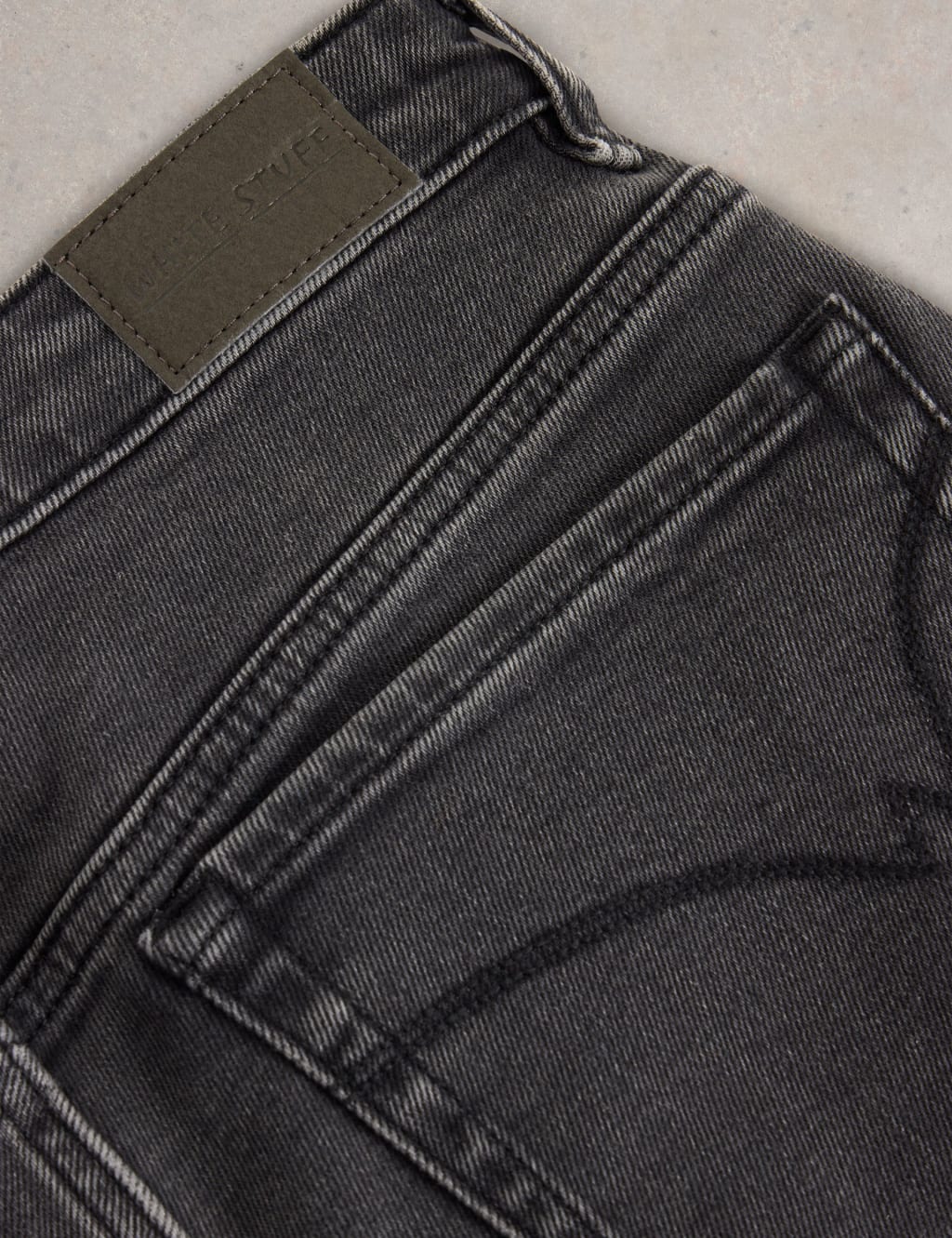 Mid Rise Straight Leg Tapered Jeans 6 of 6