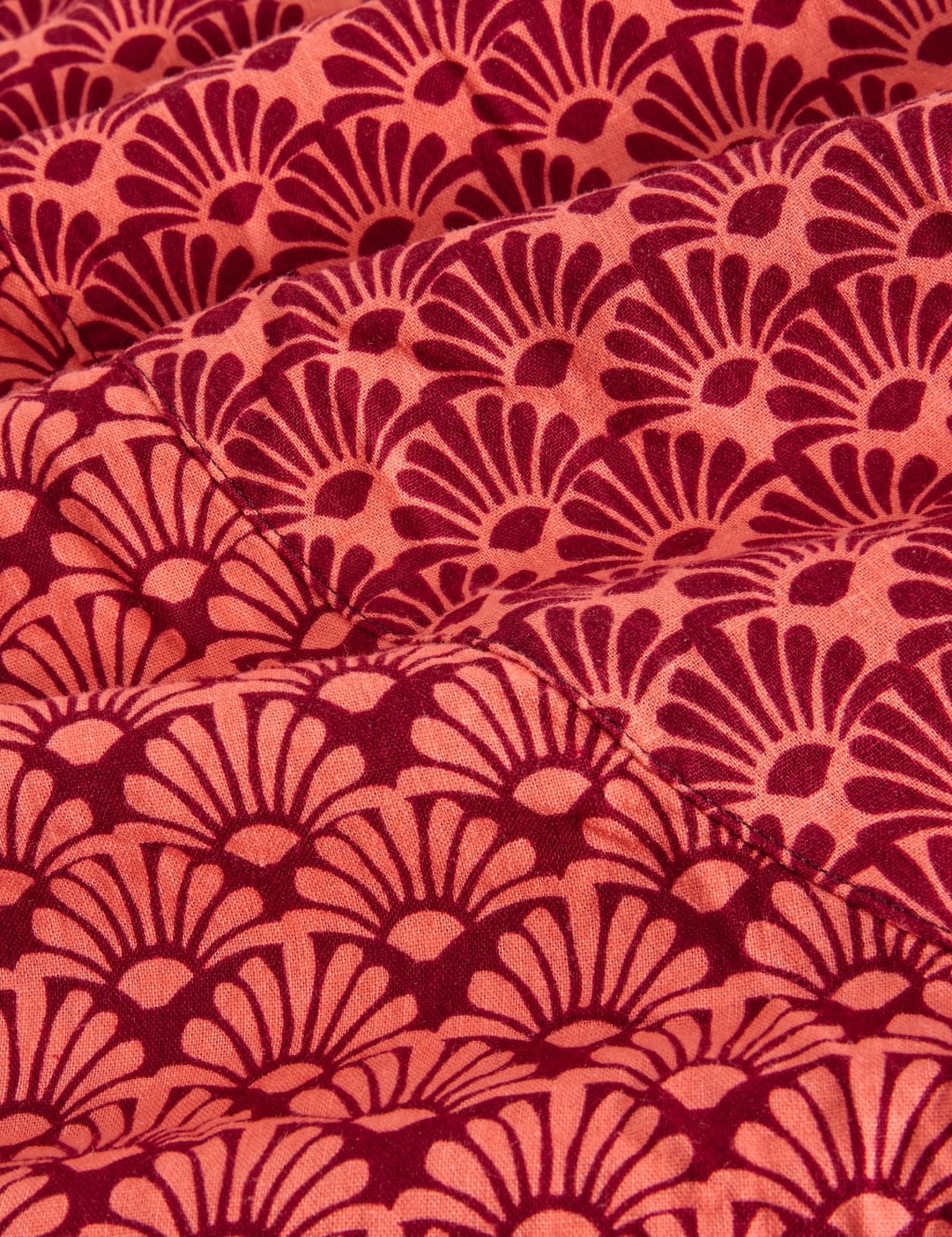 Linen Rich Printed Maxi A-Line Skirt 6 of 6