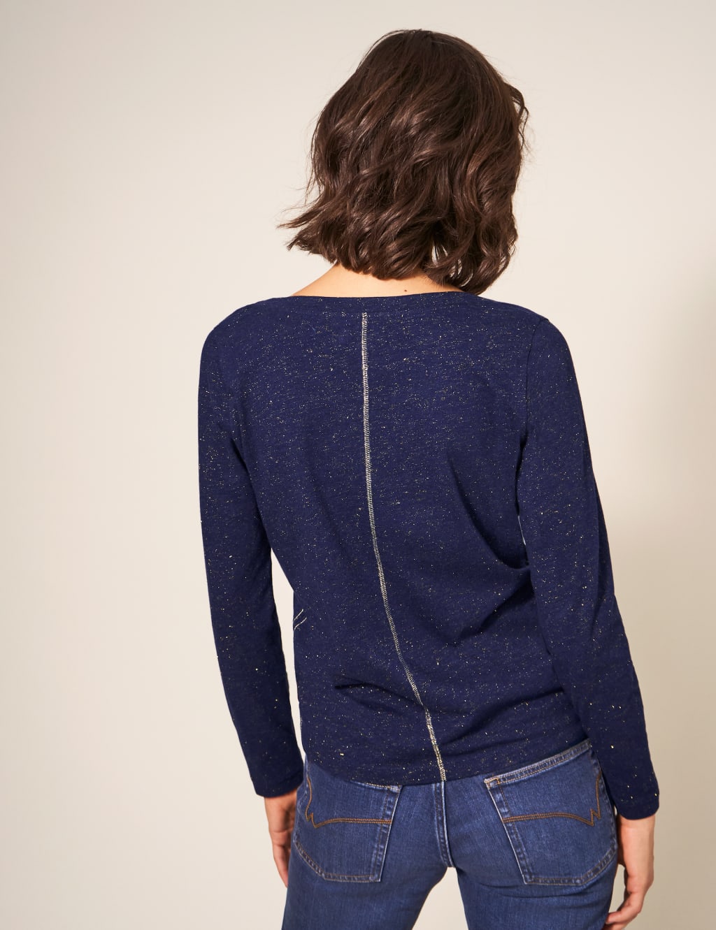 Cotton Rich Sparkly T-Shirt 3 of 5
