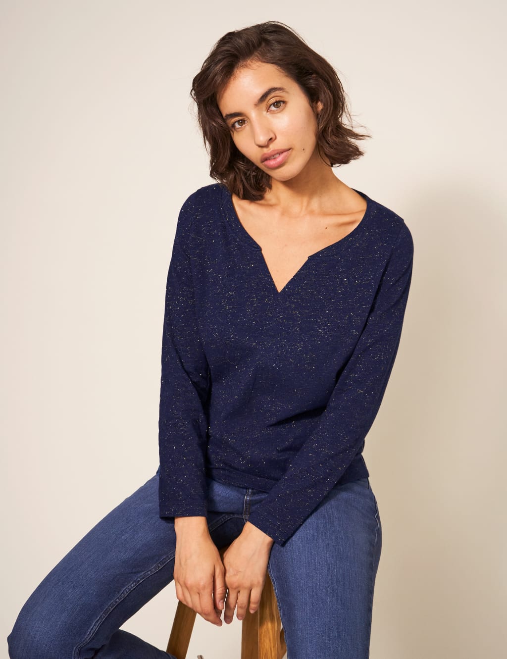 Cotton Rich Sparkly T-Shirt 5 of 5