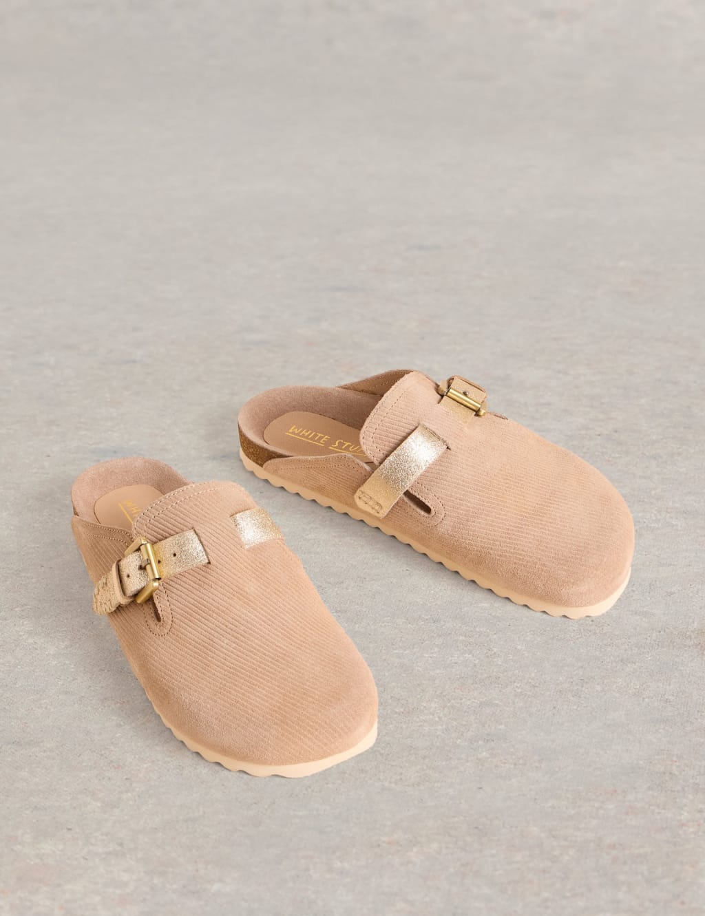 Suede Buckle Mules 2 of 4