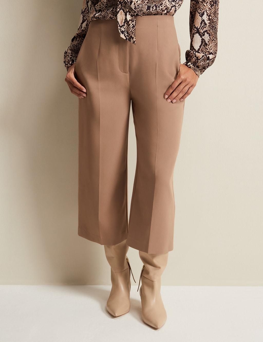 Crepe Wide Leg Culottes Phase Eight M S