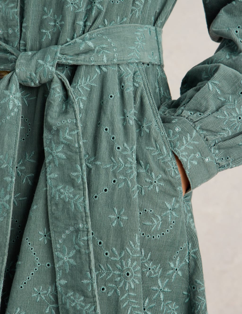 White stuff mari cord dress discount