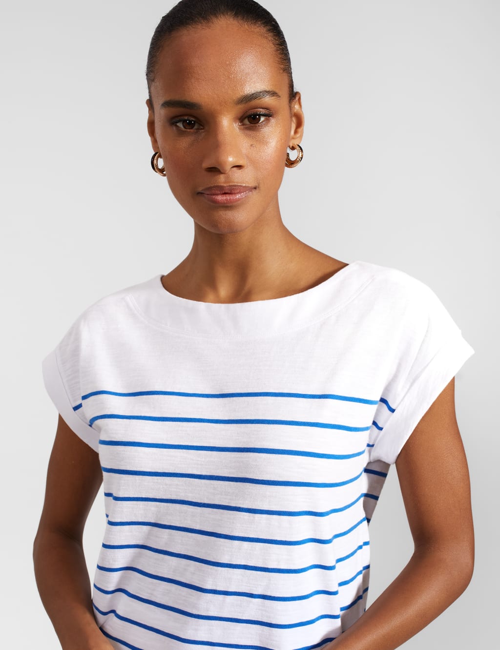 Pure Cotton Striped T-Shirt 3 of 5