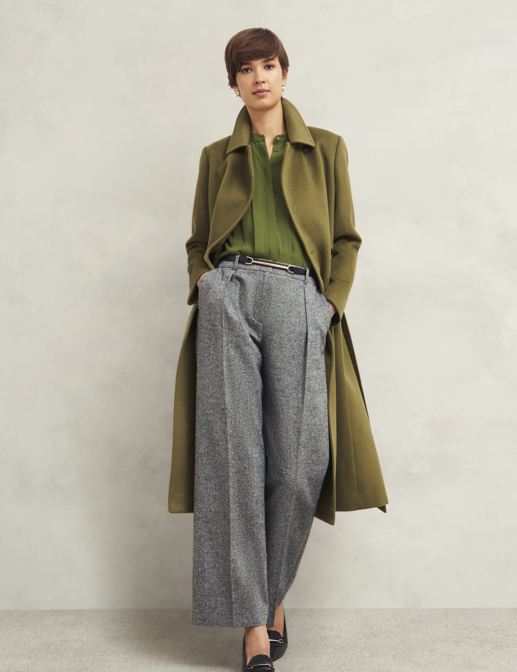 Pleated Round Neck Blouse 6 of 8
