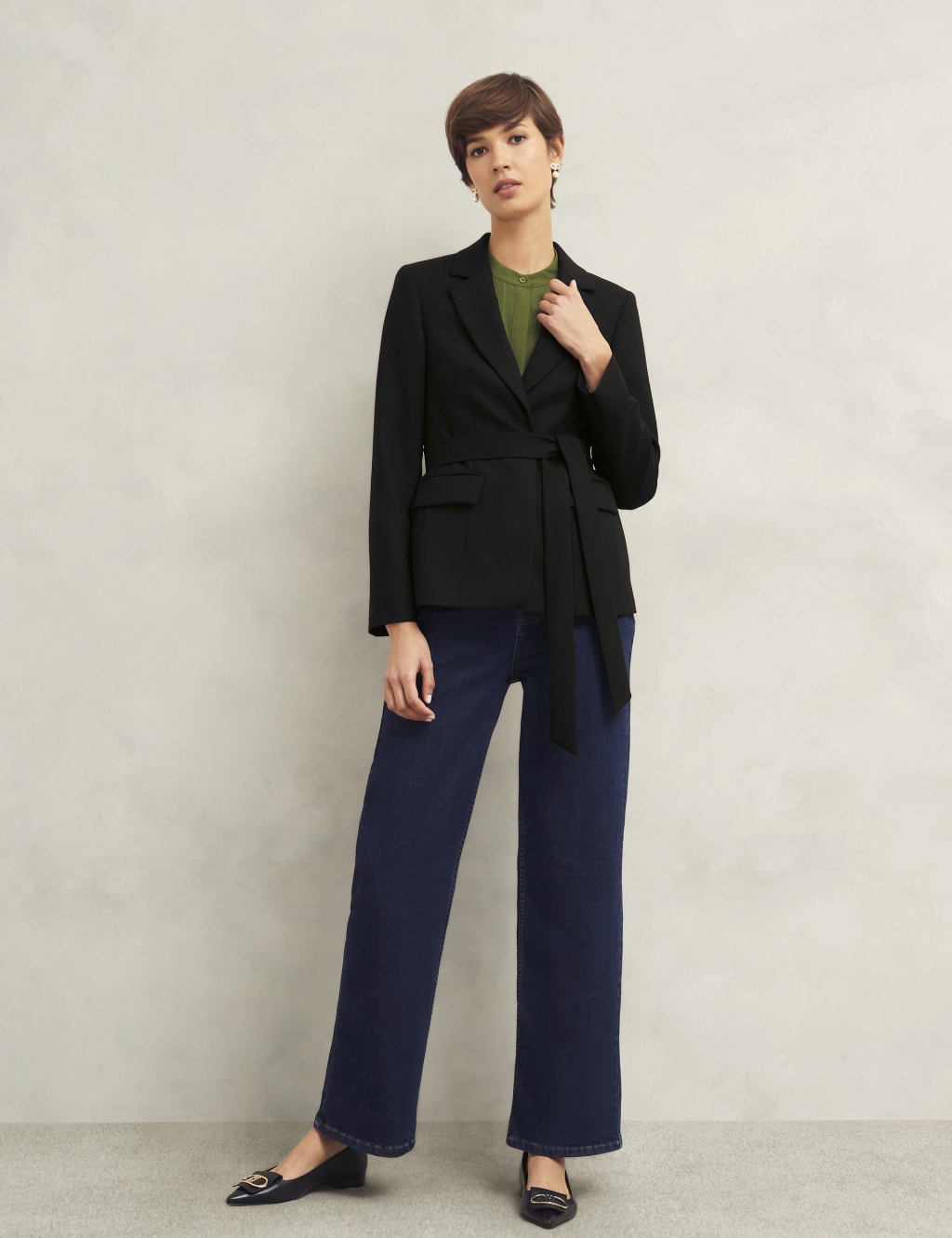 Pleated Round Neck Blouse 7 of 8