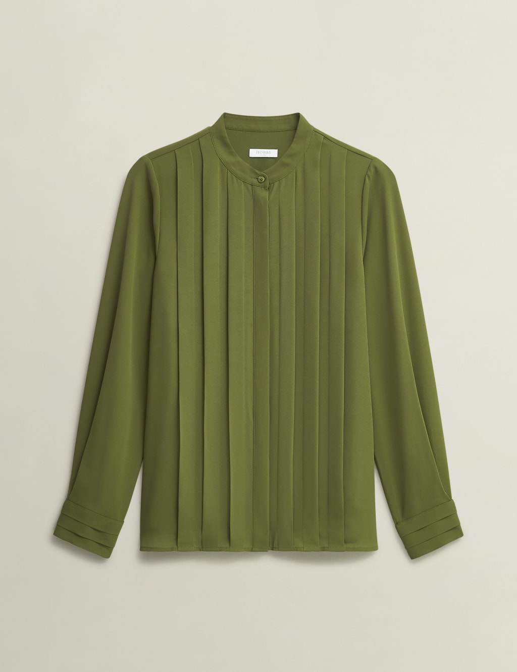 Pleated Round Neck Blouse 2 of 8