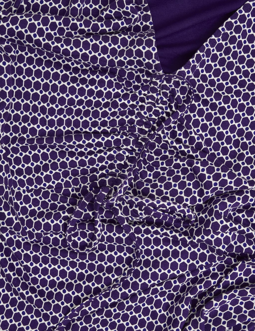 Printed Tie Front Top 6 of 6