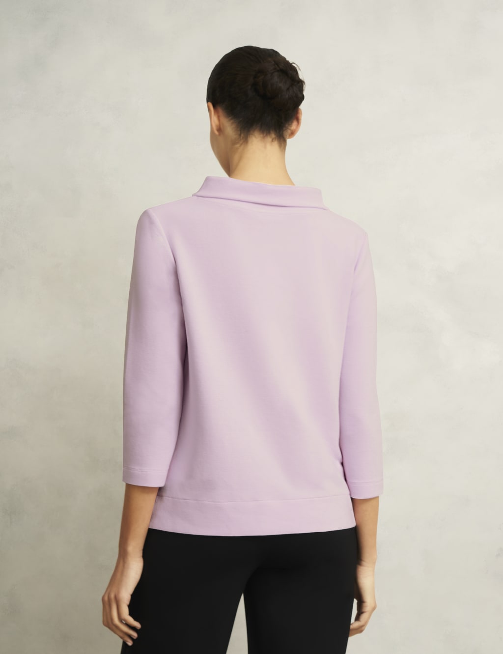 Cotton Blend Roll Neck Top 3 of 5