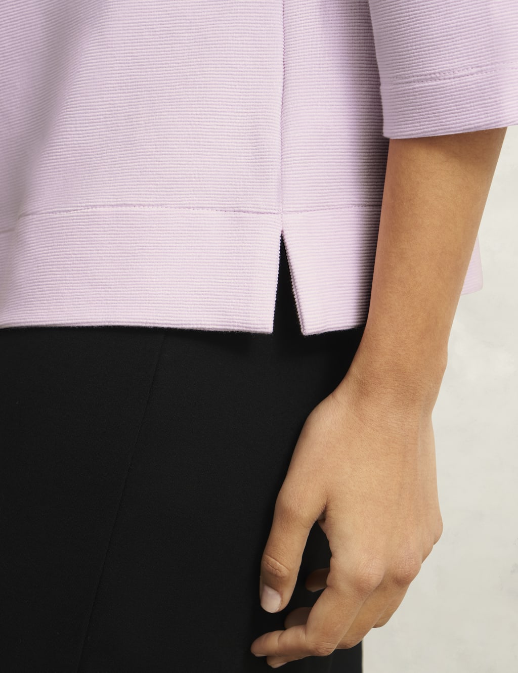 Cotton Blend Roll Neck Top 4 of 5