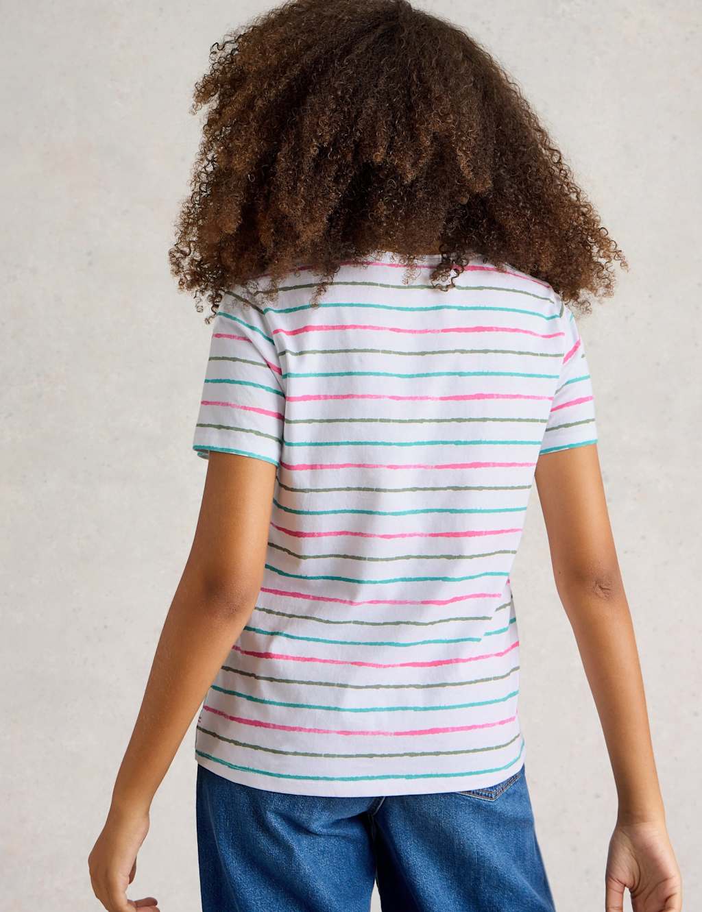 Pure Cotton Striped T-Shirt 4 of 7