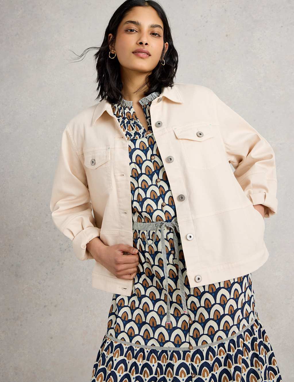 Pure Cotton Denim Jacket 5 of 6