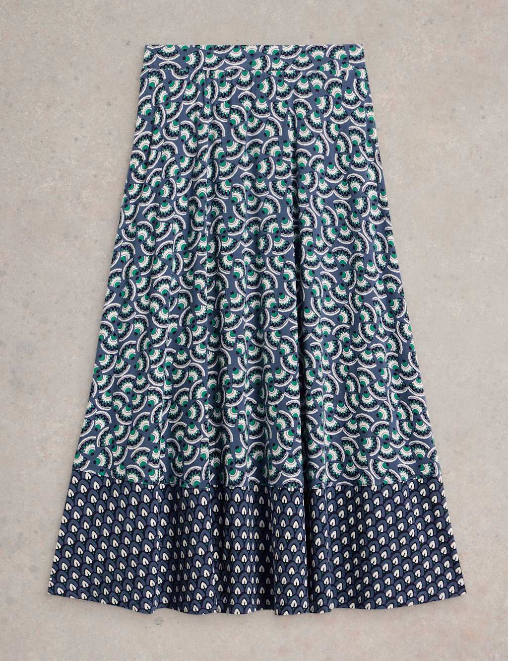Jersey Printed Maxi Skirt 2 of 5