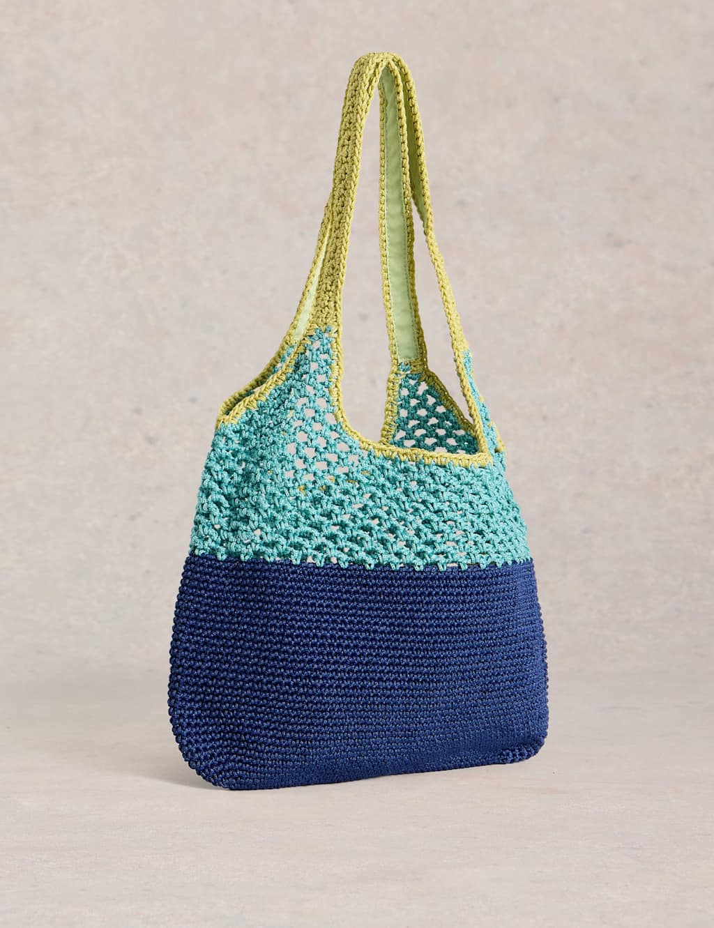 Pure Cotton Crochet Shopper with Coin Purse 3 of 4
