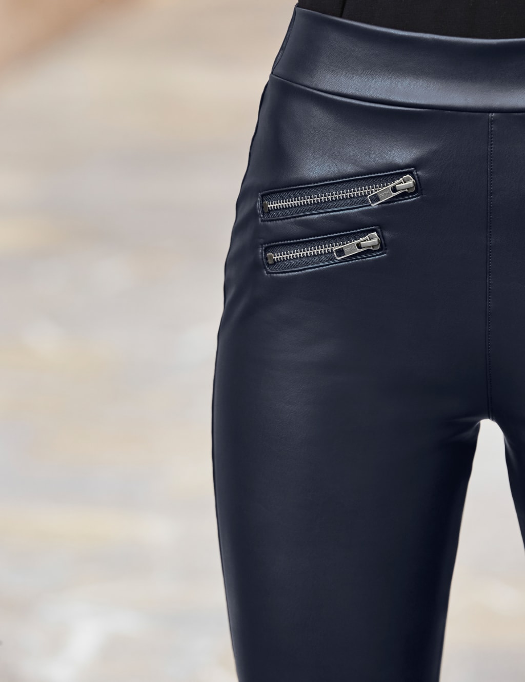 Leather Look Leggings 3 of 5