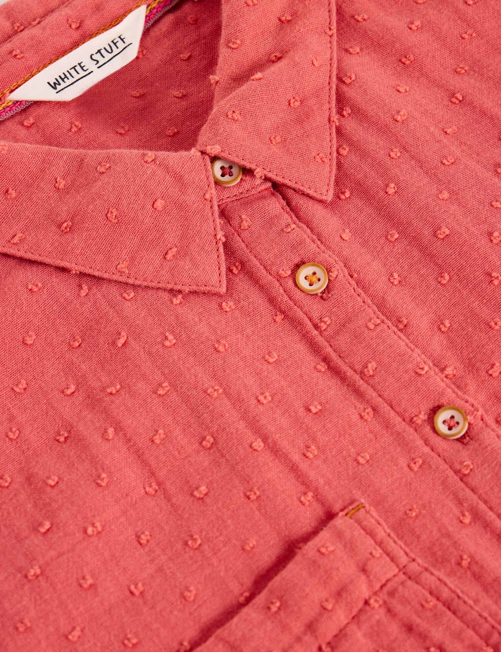 Pure Cotton Textured Longline Shirt 6 of 6