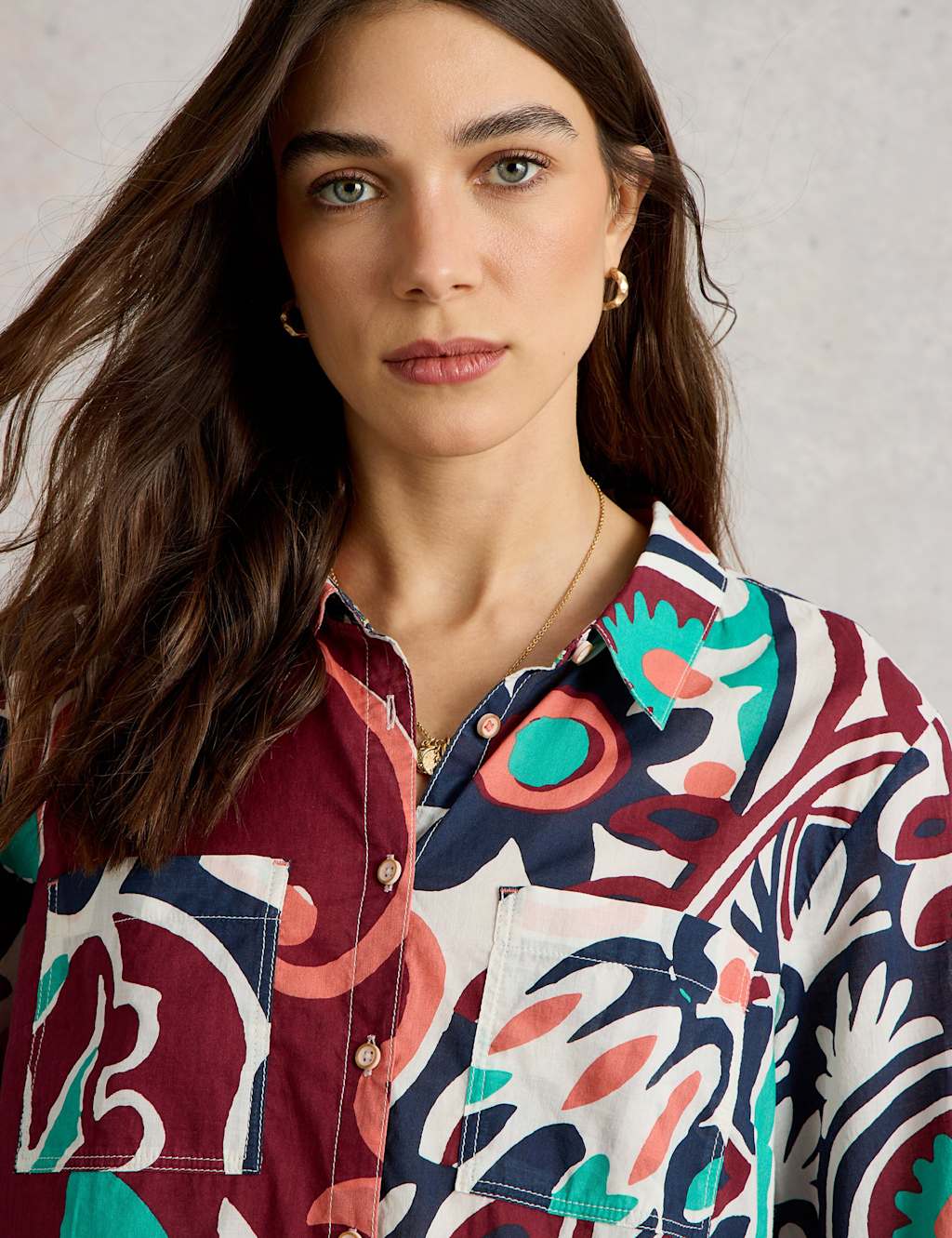 Pure Cotton Printed Shirt 5 of 5