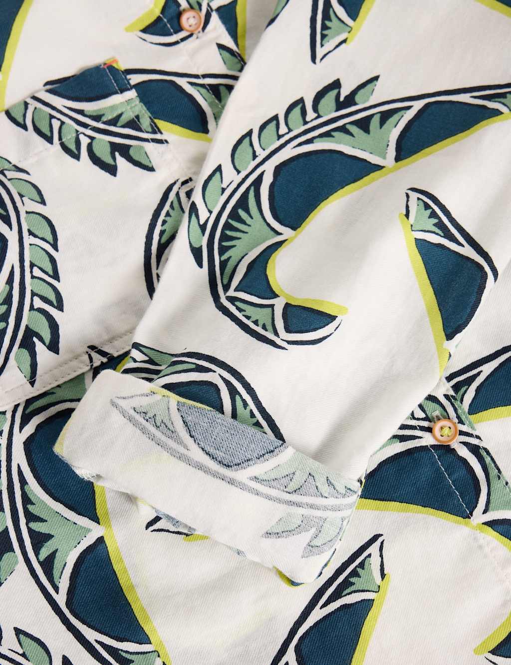 Pure Cotton Printed Button Through Shirt 6 of 6