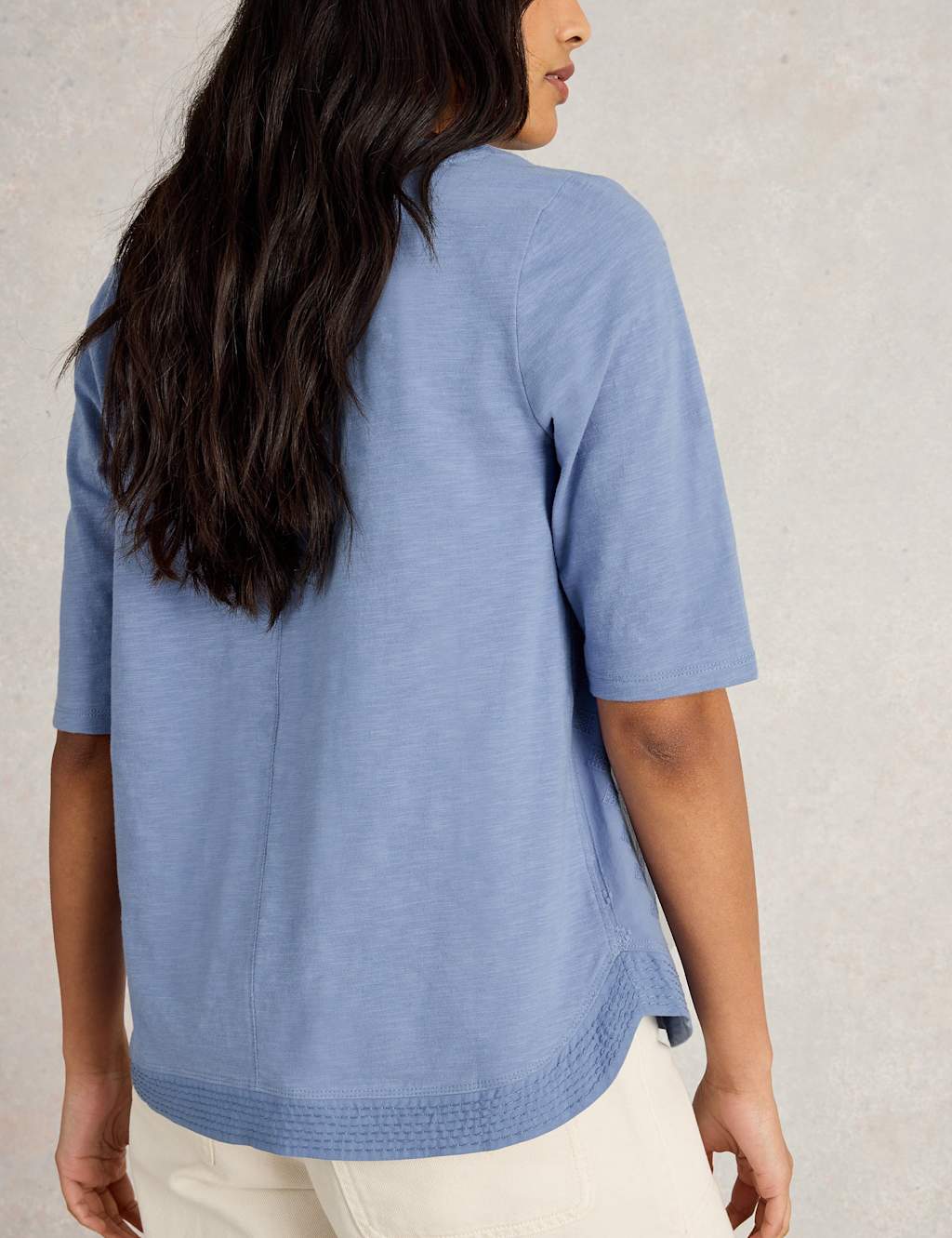 Pure Cotton Embroidered Top 4 of 6