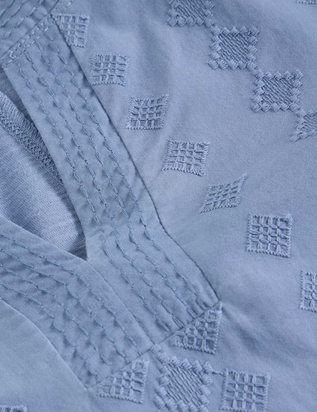 Pure Cotton Embroidered Top 6 of 6