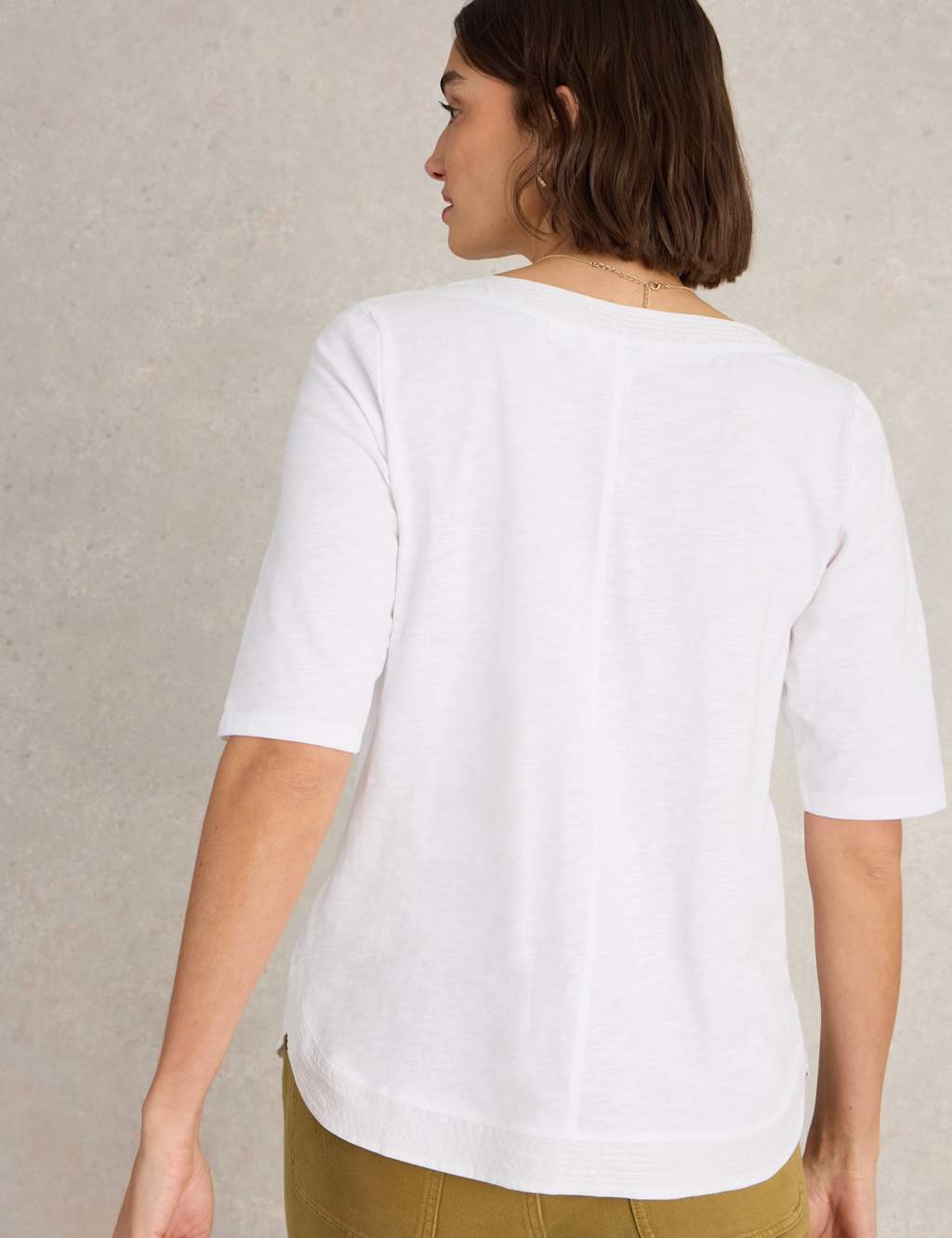 Pure Cotton Embroidered Top 3 of 6